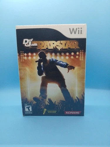 Def Jam Rapstar Microphone Bundle (Nintendo Wii 2010) SEALED Brand New Condition
