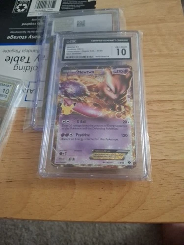 Pokémon Mewtwo EX 54/99 Celebrations Classic Collection Holo CGC 10