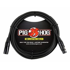 Pig Hog Lighting Cable DMX 3-pin 10 ft. 10 ft.