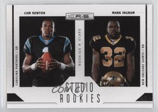 2011 Panini Rookies & Stars Studio Rookies Combos Cam Newton Mark Ingram #1 hx4