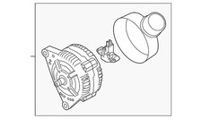Genuine Audi Alternator 06E-903-024-LX