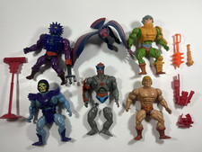 MOTU Lot  1981 Taiwan He-Man Skeletor Beast Man Man-At-Arms   Spikor & Screeech