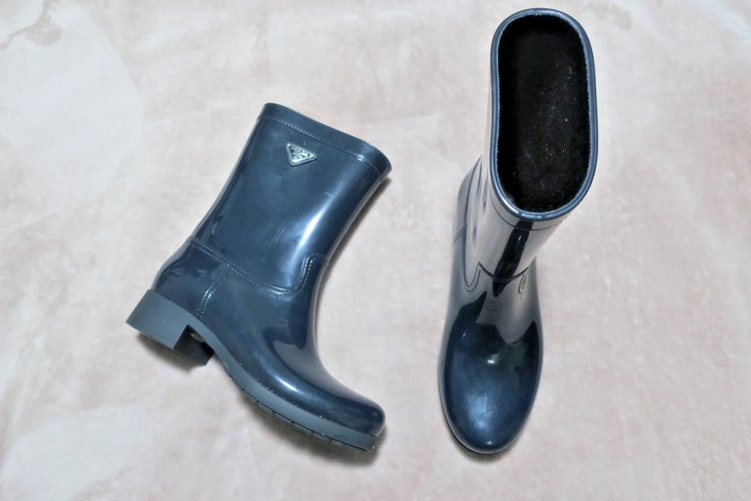 PRADA Women's Rubber Rain Boot for sale | eBay