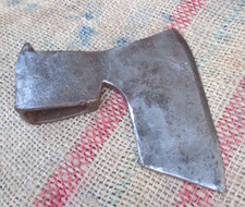 Antik Breitbeil Zimmerer Axt Kopf handgeschmiedet mit Patina uralt Werkzeug