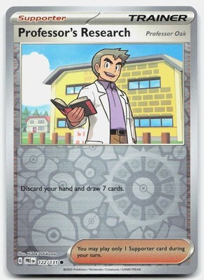 Professor's Research [Professor Oak] PRE Reverse Holo 122/131 NM/M Pokemon