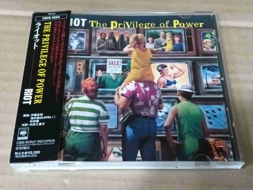 RIOT The Privilege Of Power CSCS5053 JAPAN CD w/OBI 00477