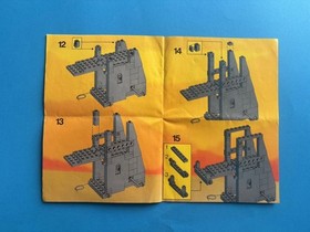 Lego Castle 6061 Siege Tower Instruction Manual Only Lion Knights