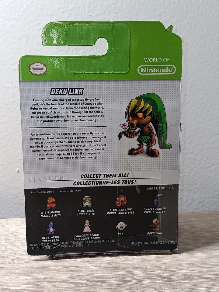 *ENVÍO GRATUITO* 2.5" DEKU LINK The Legend of Zelda World of Nintendo Jakks Pacific Foto 2 de 2