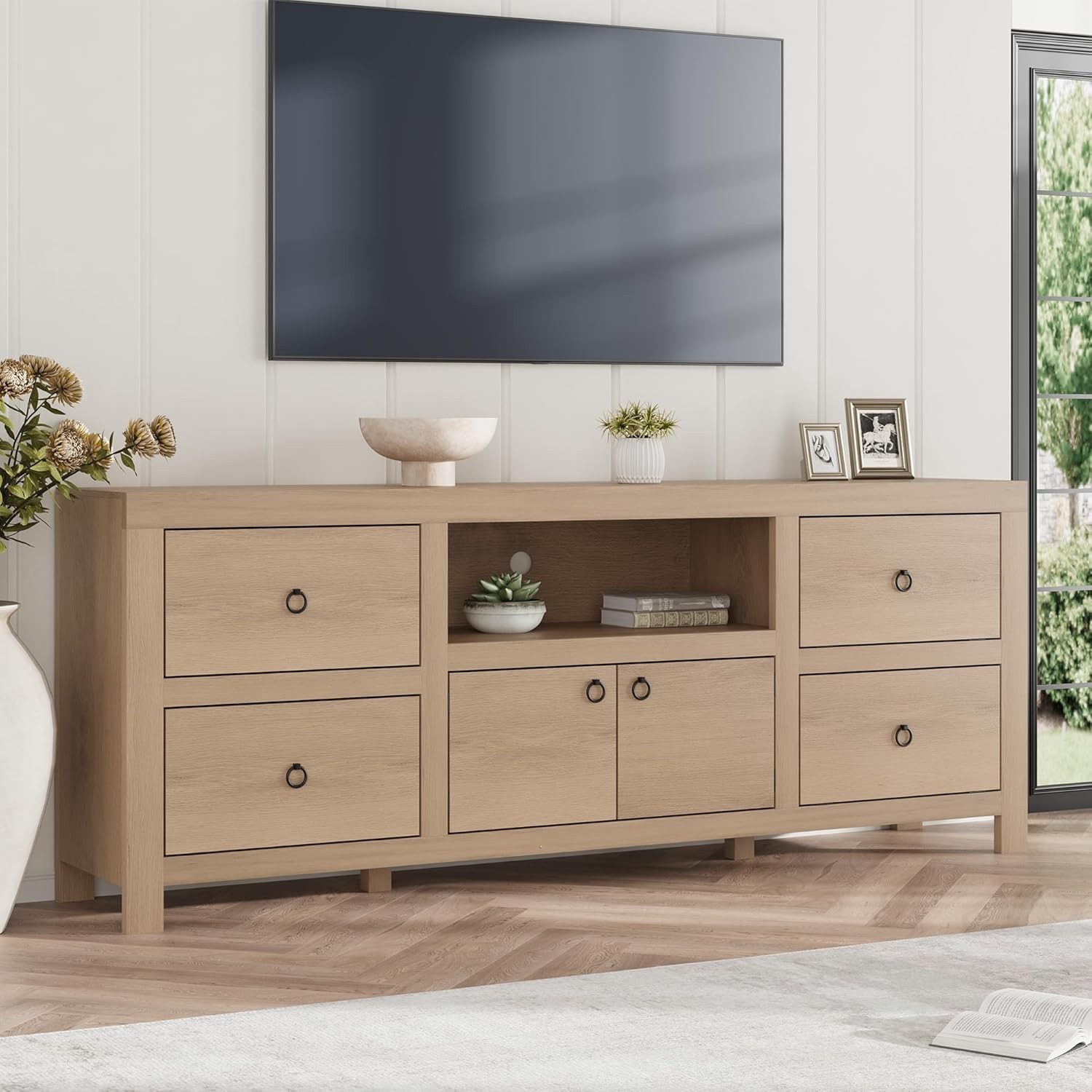 6-drawer Television Consoles Stands For Tvs Up To 80"