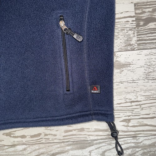 Timberland Chaleco Para Hombres Grande Azul Polartec Polar Cremallera Completa Exterior Senderismo Chaqueta - Imagen 4 de 11