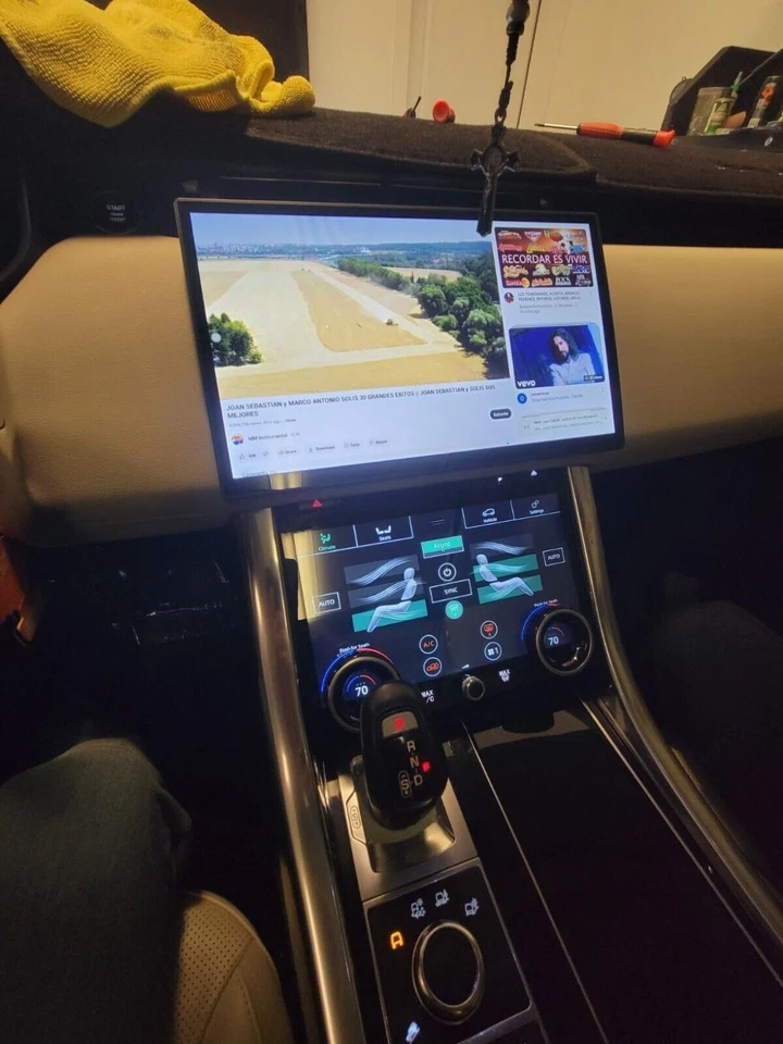 LCD Touch Screen Climate Control AC Panel For Range Rover Sport L494 2014-2017 - Image 3 of 4