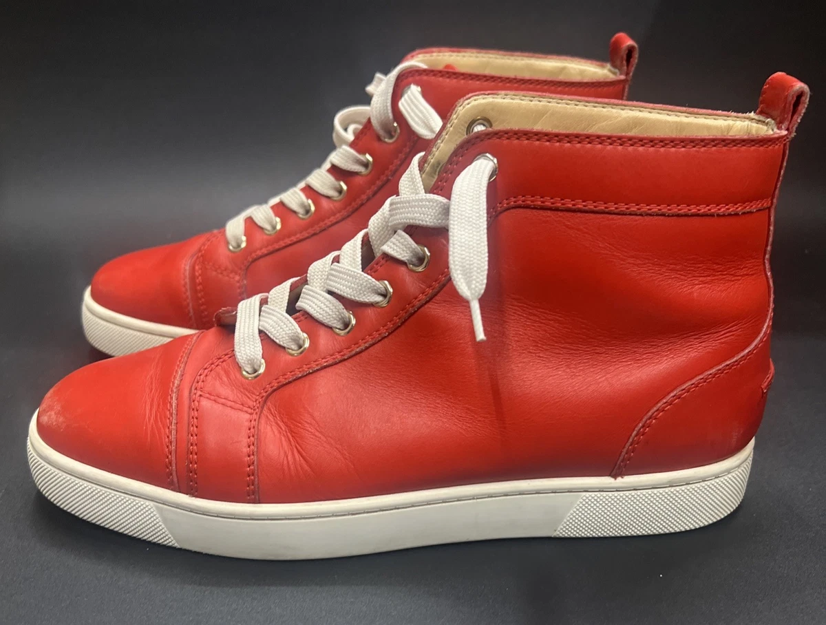 Louboutin MEN Hitops 43.5=US 9.5 $1295 Christian Louboutin Sneakers High Top Spikes Mens Sz  main image 2
