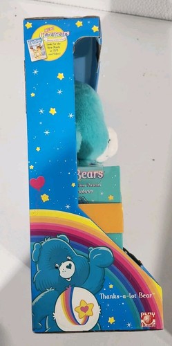 Neu Care Bears TALKING THANKS-A-LOT BÄR 12 Zoll Plüsch mit VHS 2004 in Box - Bild 4 von 9