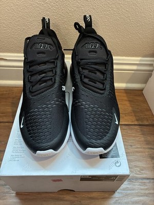 Nike Air Max 270 AH8050-002 Men's Black White Anthracite Running Shoes size 9.5