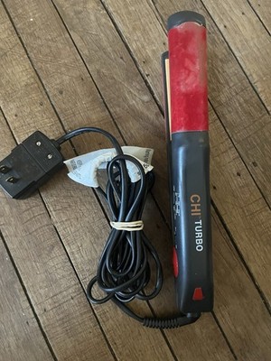 Chi Turbo Model GF 1538 Farouk Ceramic Plate Hair Straightener Flat Iron Korea