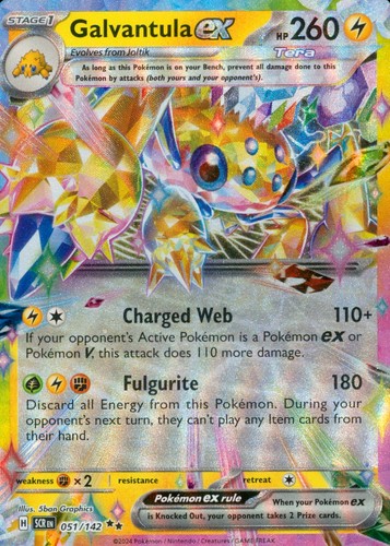 Galvantula ex Start Deck 100 Battle Collection 255/742 NM
