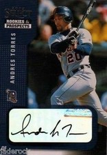 Andres V Torres 2002 Select Rookies & Prospects Auto graph #6 Variant Giants