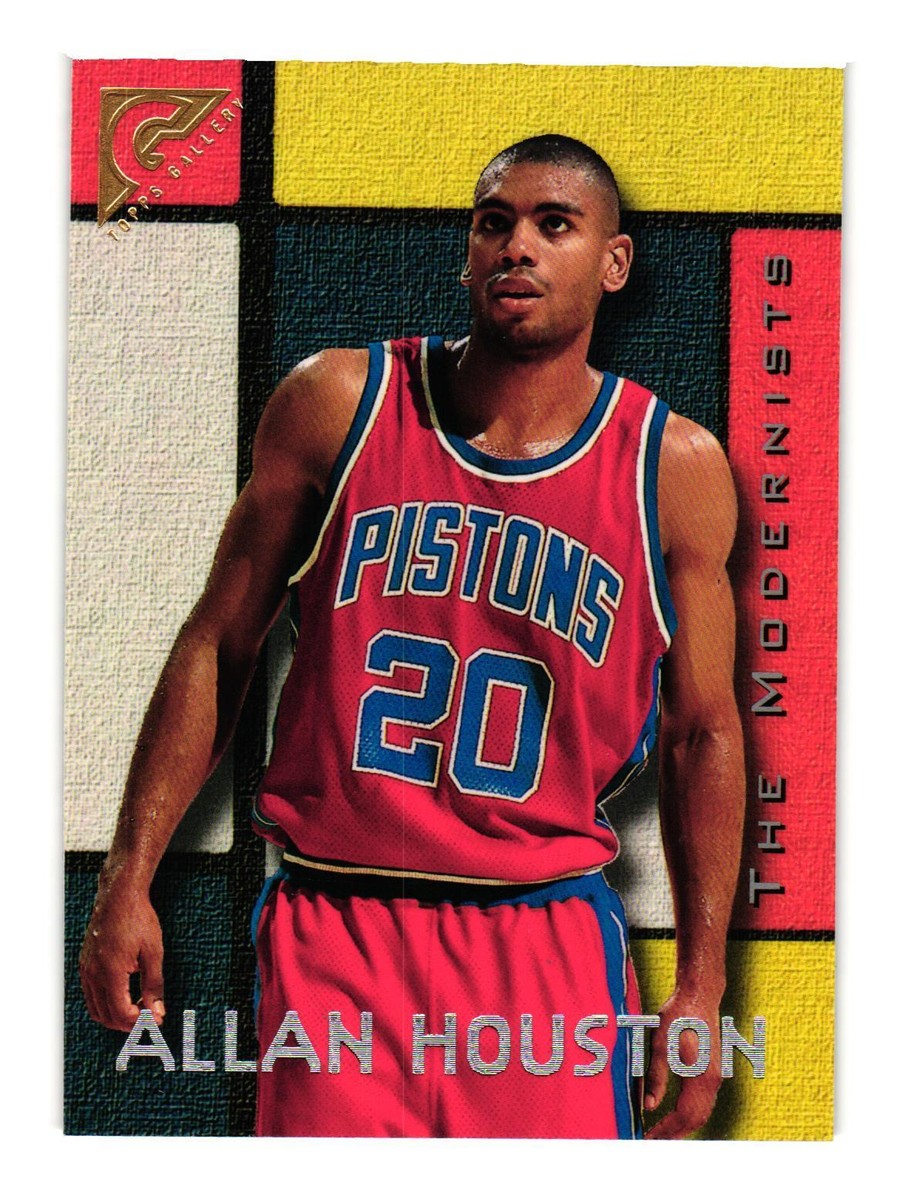 1995-96 Topps Gallery #26 Allan Houston Detroit Pistons