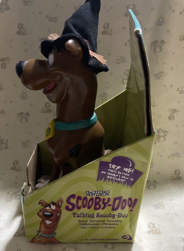 Vintage 2000 Scooby-Doo Halloween Witch Hat Motion Talks Hanna NIB - Picture 2 of 5