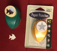 DN Craft Paper Punches 1" STAR or ANGEL FISH Punch
