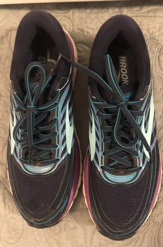 Brooks Glycerin 15 Laufschuhe Damen 10,5 B Navy Lila ~~ Sehr guter Zustand! - Bild 2 von 10