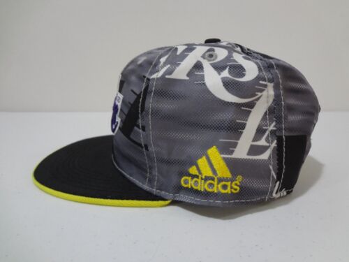 Vintage NBA Los Angeles Lakers AOP Snapback Cap Hat Adidas NEW NWOT - Picture 2 of 7