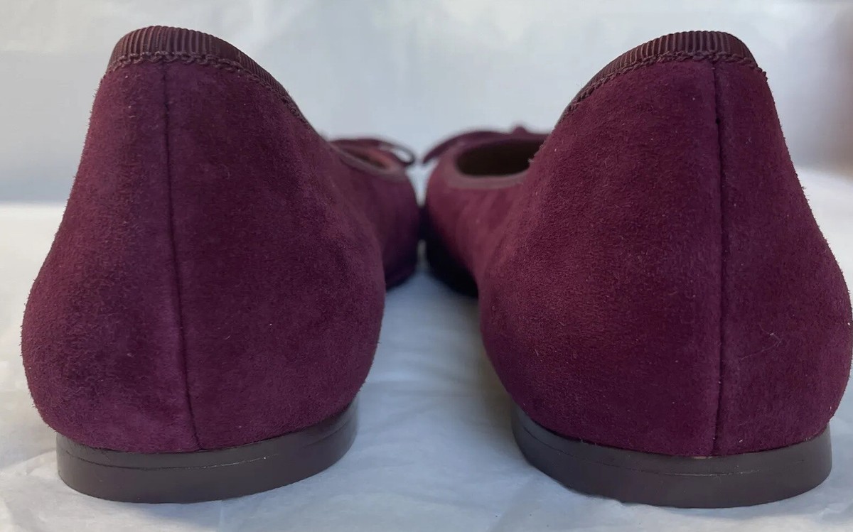 靴 Tory Burch Laila Suede Driver Ballet 8 Tory Burch Carbon Gray Laila Suede Driver Ballet Flat Shoes