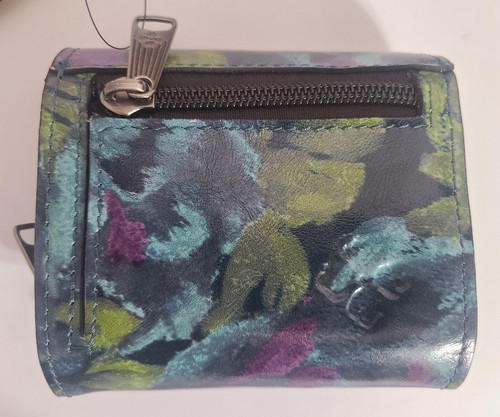 Patricia Nash Maida Leather Trifold Wallet-Deep Blue Nature-NWT-Orig. $99.00 - Picture 2 of 4