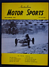 Australian Motor Sports 1955 Dec Delage BRM Merlin Fiat 600 Delage Siddeley Rob