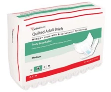 Cardinal Health, Quilted Adult Briefs, Wings Ultra, Medium, 32" - 44"