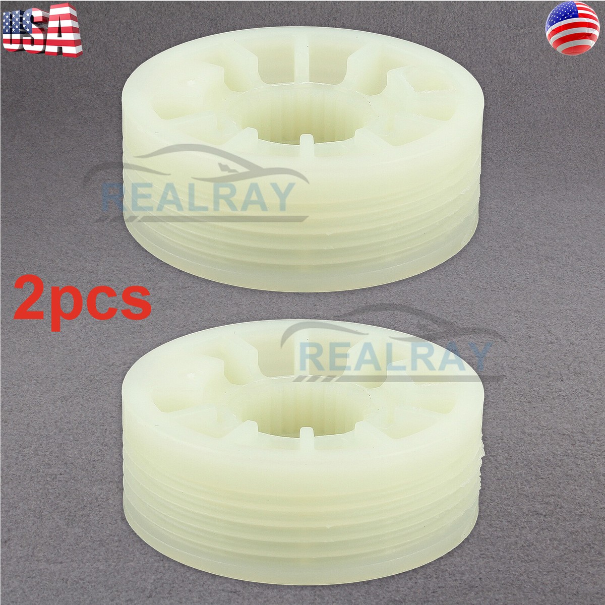 BuliBoao 2Pcs Window Regulator Sprockets Spools for Hyundai