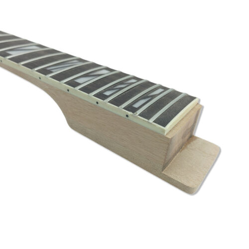 Unfinished guitar neck 22fret 24.75inch Guitar neck Mahogany Body guitar parts - Picture 6 of 7