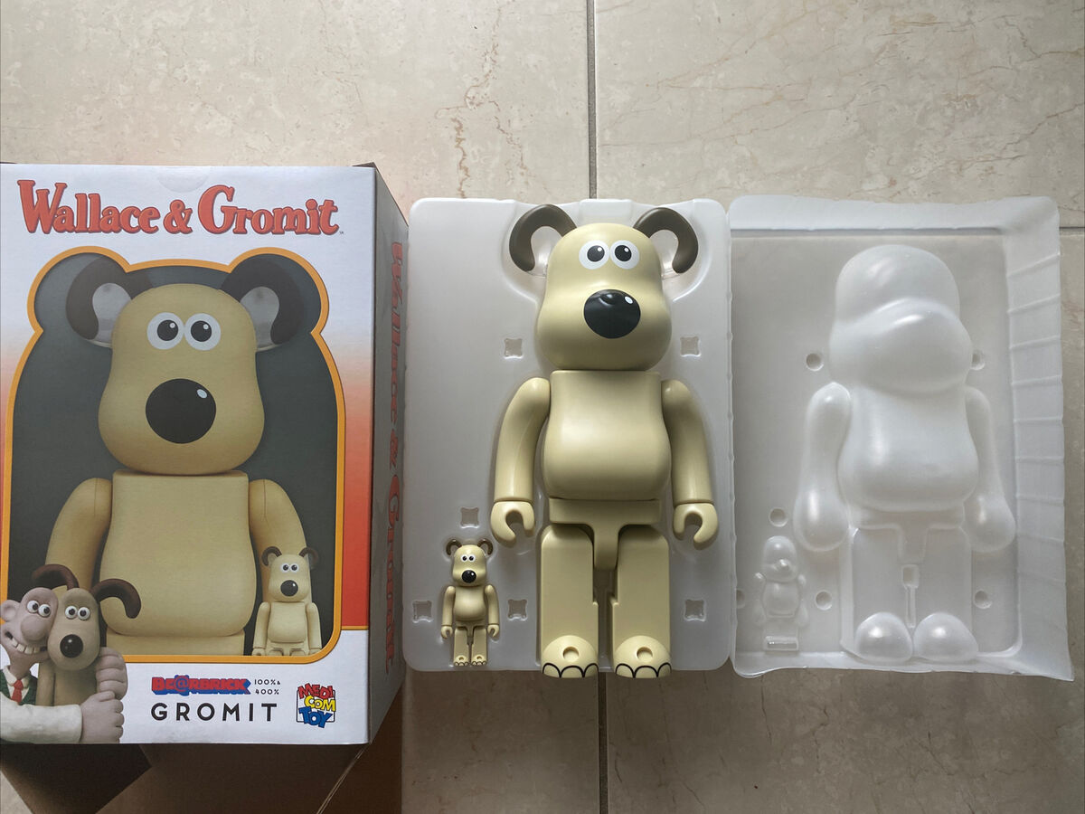Wallace & Gromit 100% 400% Be@rbrick Bearbrick Medicom Toy Wallace & Gromit 100% 400% Be@rbrick Bearbrick Medicom Toy