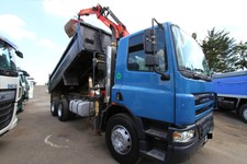 2006 Daf Cf 6x4 Tipper Grab With Palginger Crane 8x4 Daf Tipper Scania Volvo