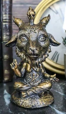 Ebros Sabbatic Goat Of Mendes Samael Lilith Baphomet Bobblehead Figurine