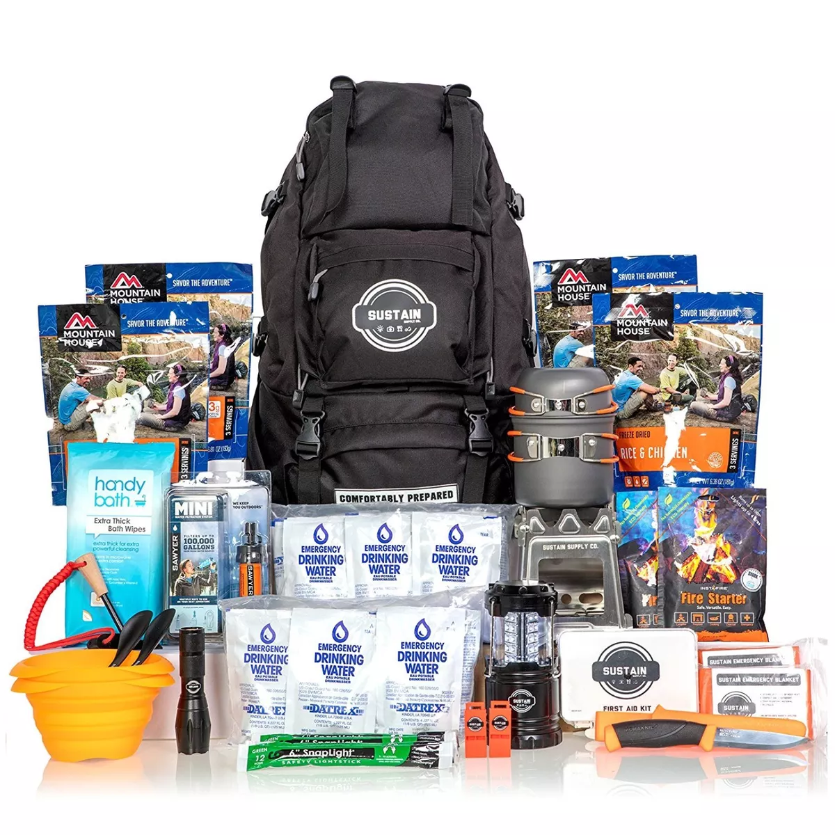 Survival Kit & 72 Hour Survival Backpack