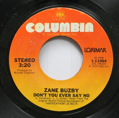 Rock Nm! 45 Zane Buzby / Eddie Money - Don'T You Ever Say No / Get A Move On On