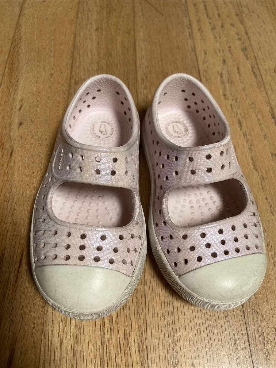 Native shoes toddler girl Juniper mary jane perforated slip on
