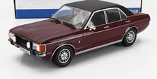 Ford England Granada MKI 1975 Bordeaux Matt Black in 1:18 scale by MCG
