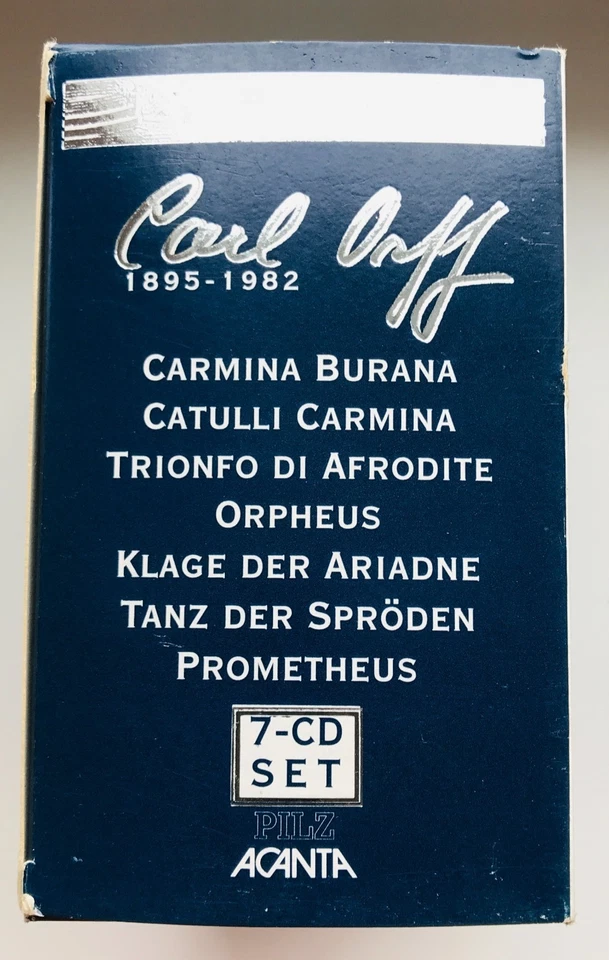 7 CD-Set CARL ORFF 1895 -1982 Carl Orff Collection (C7523) - Bild 3 von 4