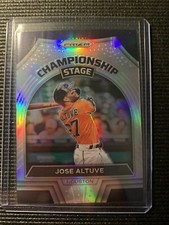 Jose Altuve Astros Championship Stage Insert CS-9 2022 Panini Prizm Baseball