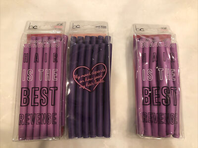 Beauty Concepts Hair Rods NEW 12 Count Lot Of 2 Flexible Hair Curlers