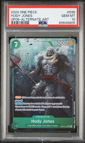 Hody Jones (Alternate Art) graded PSA 10 for sale on eBay