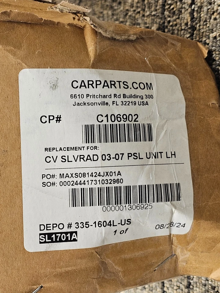 Luz de señal de giro DEPO 335-1604L-EE. UU. para Chevy Silverado 1500 / 2500 HD 03-06 Foto 3 de 4