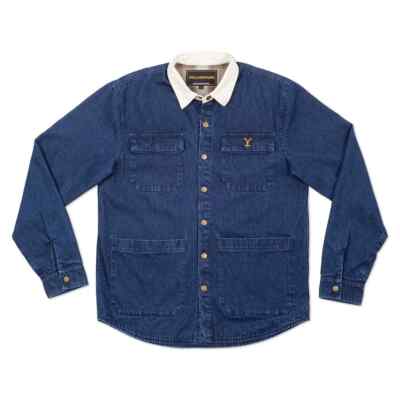 Yellowstone Denim Embroidered Barn Jacket Size M Brand New Never Worn Official
