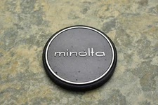 Genuine Minolta Metal 54mm Push On Front Lens Cap for 52mm Front (2726)