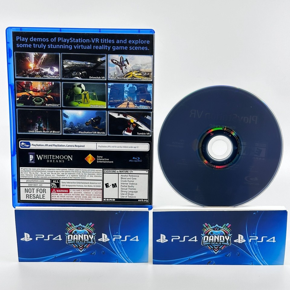 PlayStation VR Demo Disc Game PS4 PSVR PlayStation 4 eBay