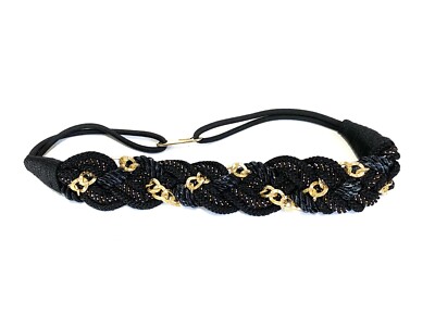Vintage 80s Black and Gold Rope Belt Vintage 80s black and gold rope belt ? 31” long |... | Depop main image 3