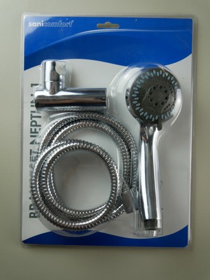 Duschkopf mit Schlauch 1,5m Handbrause Set mit 3 ...