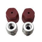 2pcs High Side AC Charge Port Ball Valve 15-5438  800955 A/C Fits GM Ford Audi